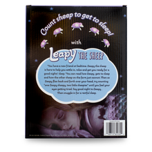 Leapy the Sheep children’s book and plush sheep gift set.