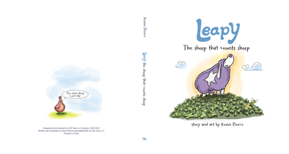 Leapy the Sheep children’s book and plush sheep gift set.