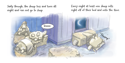 Leapy the Sheep children’s book and plush sheep gift set.