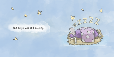Leapy the Sheep children’s book and plush sheep gift set.