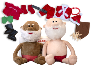 Santa clothes The countdown to Christmas doll gift set.