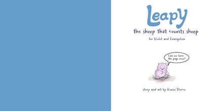 Leapy the Sheep children’s book and plush sheep gift set.